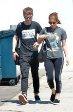 KATE MARA and John Mara Jr. Out and About in Los Angeles