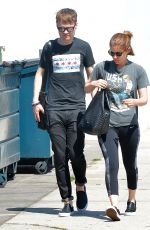 KATE MARA and John Mara Jr. Out and About in Los Angeles