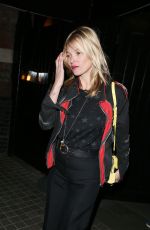KATE MOSS Leaves Chiltern Fire House in London