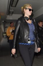 KATE UPTON Arrives at Heathrow Airport 04/25/2015