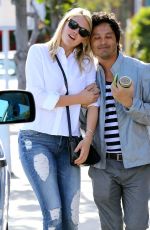 KATE UPTON in Jeans Out and About in Beverly Hills