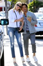 KATE UPTON in Jeans Out and About in Beverly Hills