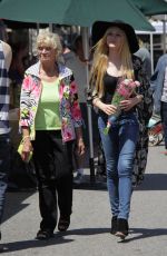 KATHERINE MCNAMARA at Farmers Market in Studio City
