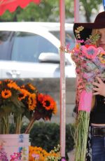 KATHERINE MCNAMARA at Farmers Market in Studio City