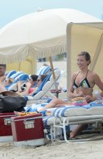 KATIE CASSIDY in Bikini at a Beach in Miami 04/21/2015