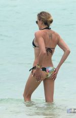 KATIE CASSIDY in Bikini at a Beach in Miami 04/21/2015