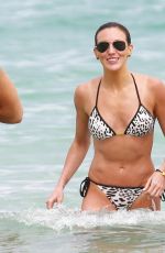 KATIE CASSIDY in Bikini at a Beach in Miami 04/22/2015