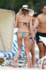 KATIE CASSIDY in Bikini at a Beach in Miami 04/22/2015