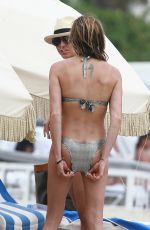 KATIE CASSIDY in Bikini at a Beach in Miami 04/23/2015