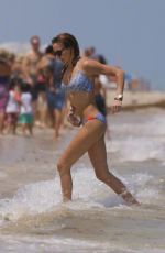 KATIE CASSIDY in Bikini at a Beach in Miami 04/25/2015
