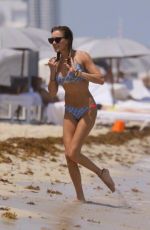 KATIE CASSIDY in Bikini at a Beach in Miami 04/25/2015