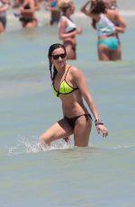 KATIE CASSIDY in Bikini at a Beach in Miami