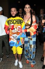 KATY PERRY at Jeremy Scott and Moschino