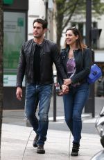 KELLU BROOK and Jeremy Parisis Out and About in Paris