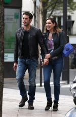 KELLU BROOK and Jeremy Parisis Out and About in Paris