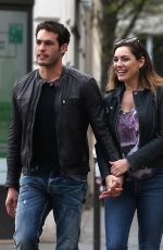 KELLU BROOK and Jeremy Parisis Out and About in Paris