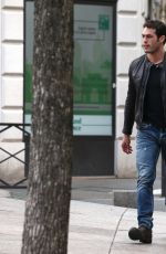KELLU BROOK and Jeremy Parisis Out and About in Paris