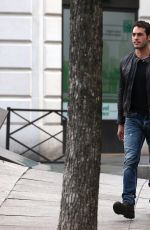 KELLU BROOK and Jeremy Parisis Out and About in Paris