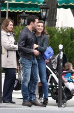 KELLU BROOK and Jeremy Parisis Out and About in Paris