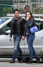 KELLU BROOK and Jeremy Parisis Out and About in Paris