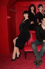 KELLY BROOK and Jeremy Parisis at Crazy Horse in Paris