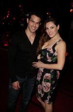 KELLY BROOK and Jeremy Parisis at Crazy Horse in Paris