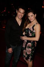 KELLY BROOK and Jeremy Parisis at Crazy Horse in Paris