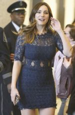 KELLY BROOK Arrives at SiriusXM Studios in New York