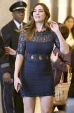 KELLY BROOK Arrives at SiriusXM Studios in New York