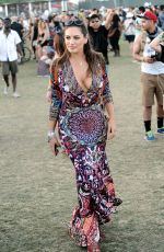 KELLY BROOK at Coachella Music Festival in Indio 04/18/2015