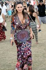 KELLY BROOK at Coachella Music Festival in Indio 04/18/2015