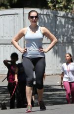 KELLY BROOK Hikinig at Runyon Canyon Park in Los Angeles 04/26/2015