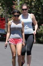 KELLY BROOK Hikinig at Runyon Canyon Park in Los Angeles 04/26/2015