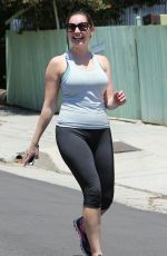 KELLY BROOK Hikinig at Runyon Canyon Park in Los Angeles 04/26/2015