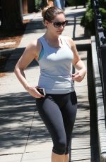 KELLY BROOK Hikinig at Runyon Canyon Park in Los Angeles 04/26/2015