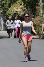 KELLY BROOK Hikinig at Runyon Canyon Park in Los Angeles 04/26/2015