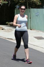 KELLY BROOK Hikinig at Runyon Canyon Park in Los Angeles 04/26/2015
