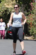 KELLY BROOK Hikinig at Runyon Canyon Park in Los Angeles 04/26/2015