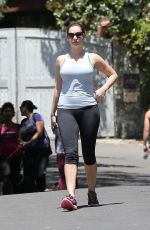 KELLY BROOK Hikinig at Runyon Canyon Park in Los Angeles 04/26/2015