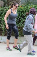 KELLY BROOK in Tights Out and About in Hollywood 04/21/2015