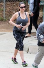KELLY BROOK in Tights Out and About in Hollywood 04/21/2015