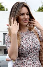 KELLY BROOK Leaves a Hair Salon in West Hollywood 04/24/2015