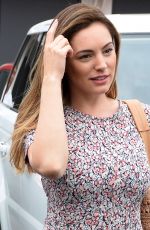 KELLY BROOK Leaves a Hair Salon in West Hollywood 04/24/2015