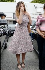 KELLY BROOK Leaves a Hair Salon in West Hollywood 04/24/2015