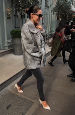 KELLY BROOK Leaves Her London Hotel