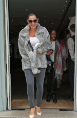 KELLY BROOK Leaves Her London Hotel