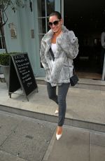 KELLY BROOK Leaves Her London Hotel