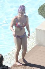 KELLY OSBOURNE in Bikini at a Pool in Sydney