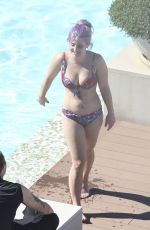 KELLY OSBOURNE in Bikini at a Pool in Sydney