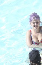KELLY OSBOURNE in Bikini at a Pool in Sydney